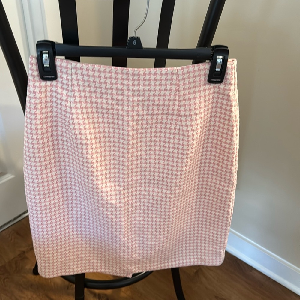 Pink and White Francine Browner skirt